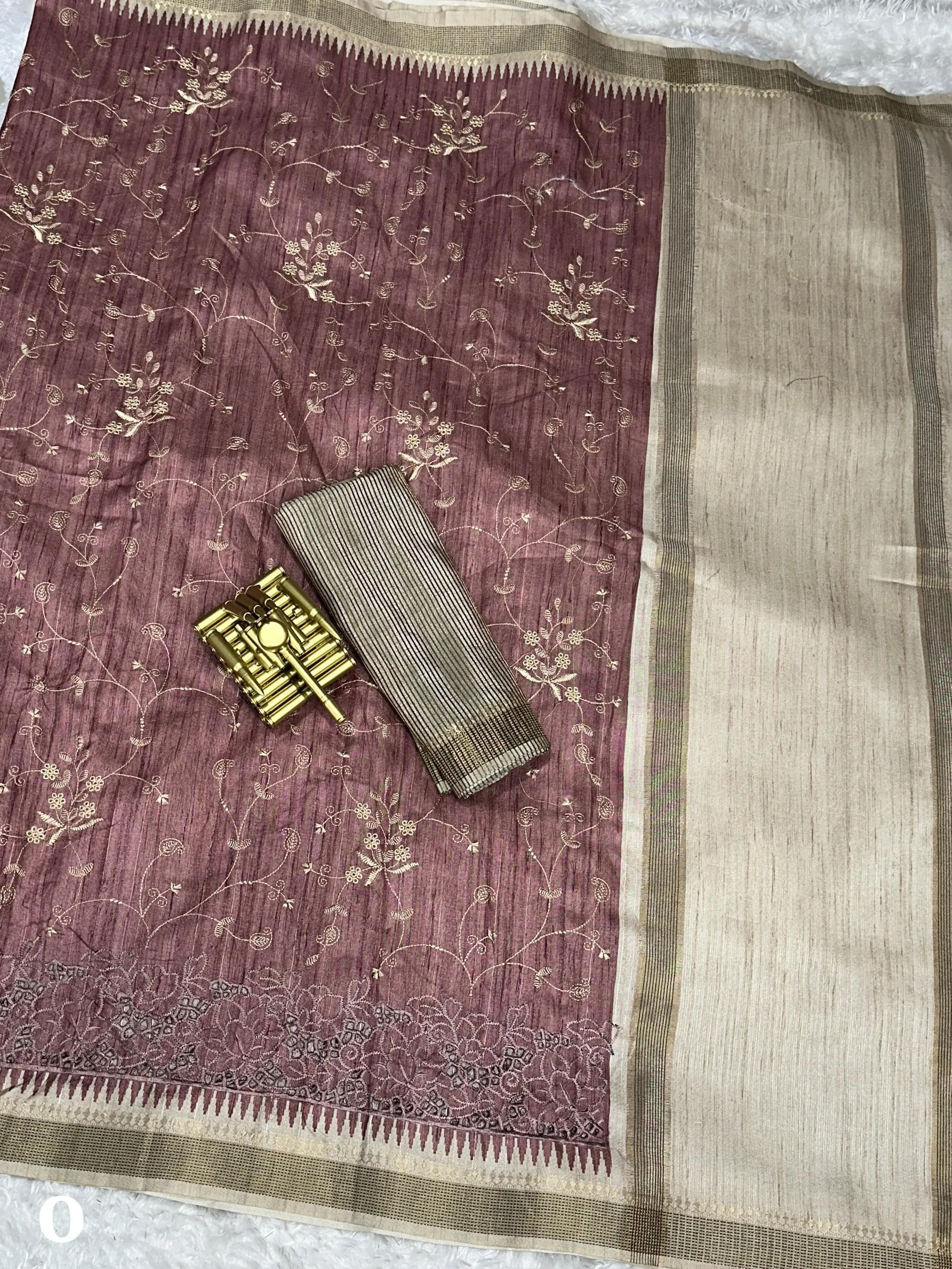 Buy Soft Cotton Tusser Premium Saree in Surat - Reseller Bazzar